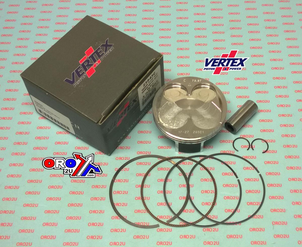Vertex Piston Kit Vertex 80.0 C Yamaha YZ/WR 250 14-19, Vertex 23943c Os+3:00 Big Bore Compr 13.5:1