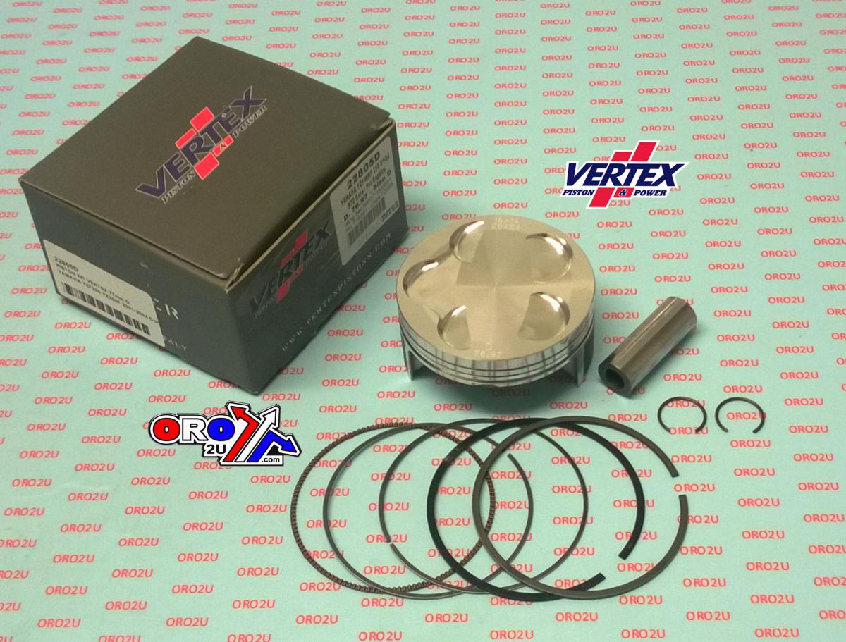 Vertex Piston Kit Vertex 77.0 a Yamaha YZ 250 01-04, Vertex 22805a Compr 12,5:1