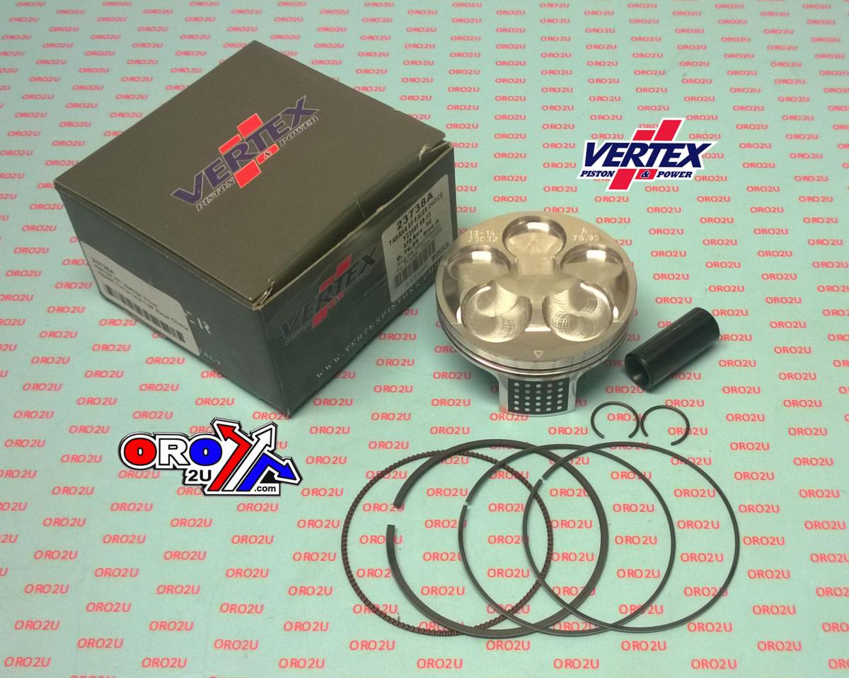 Vertex Piston Kit Vertex 77.0 B Gp Yamaha YZ 250 08-13, Vertex 23738b Hc Compr 14,2:1 Gp Racers Choice