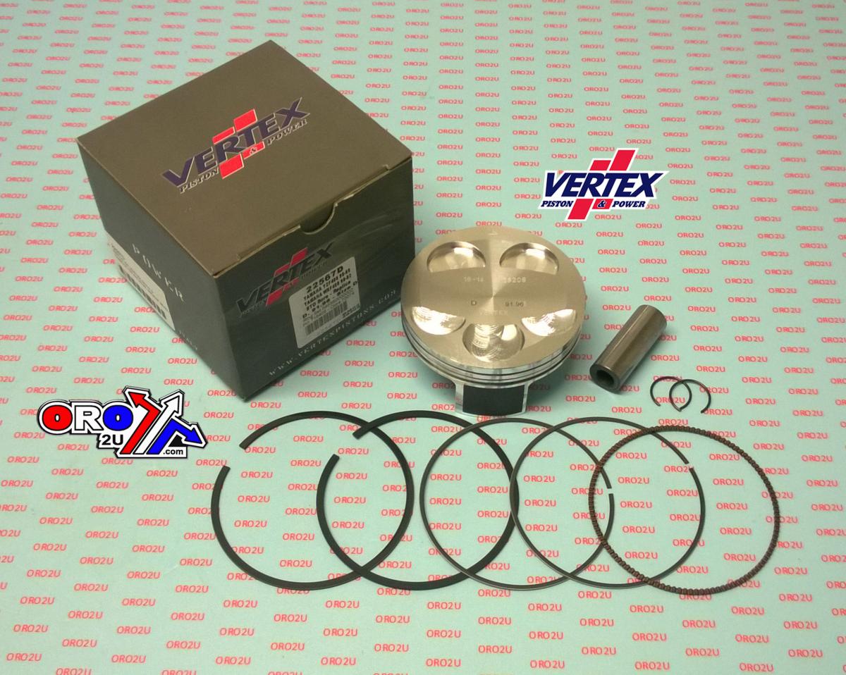 Vertex Piston Kit Vertex 92 B Yamaha YZ/WR 400 98-02, Vertex 22567b Compr 12,5:1