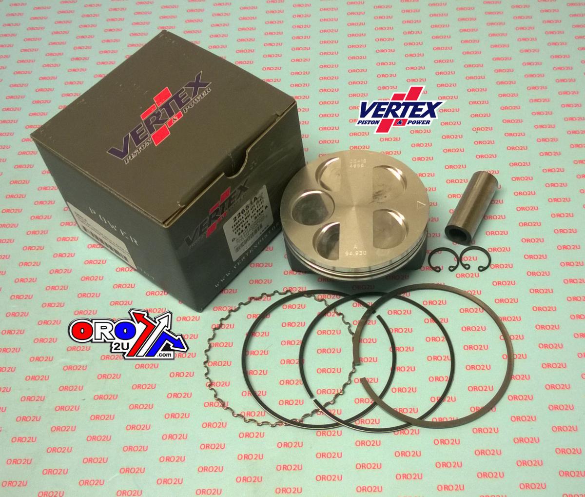 Vertex Piston Kit Vertex 95.0 E Yamaha YZ/WR 426 00-02 Race, Vertex 22651e Compr 12,5:1 2-ring