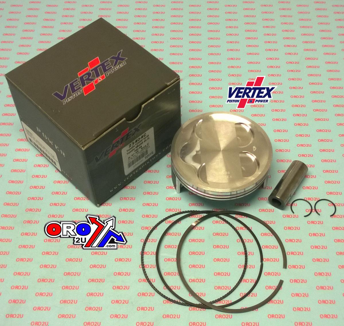 Vertex Piston Kit Vertex 98.0 B Yamaha WR/YZ 450 03-15, Vertex 23404b Os +3.00 Big Bore Compr 12,5:1