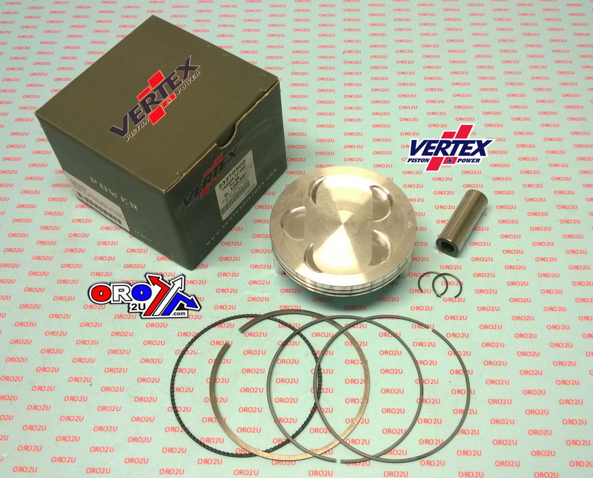 Vertex Piston Kit Vertex 100.0 Yamaha WR/YZ 450 03-15, Vertex 23270500 Os +5.00 Big Bore Xl Compr 12,5:1