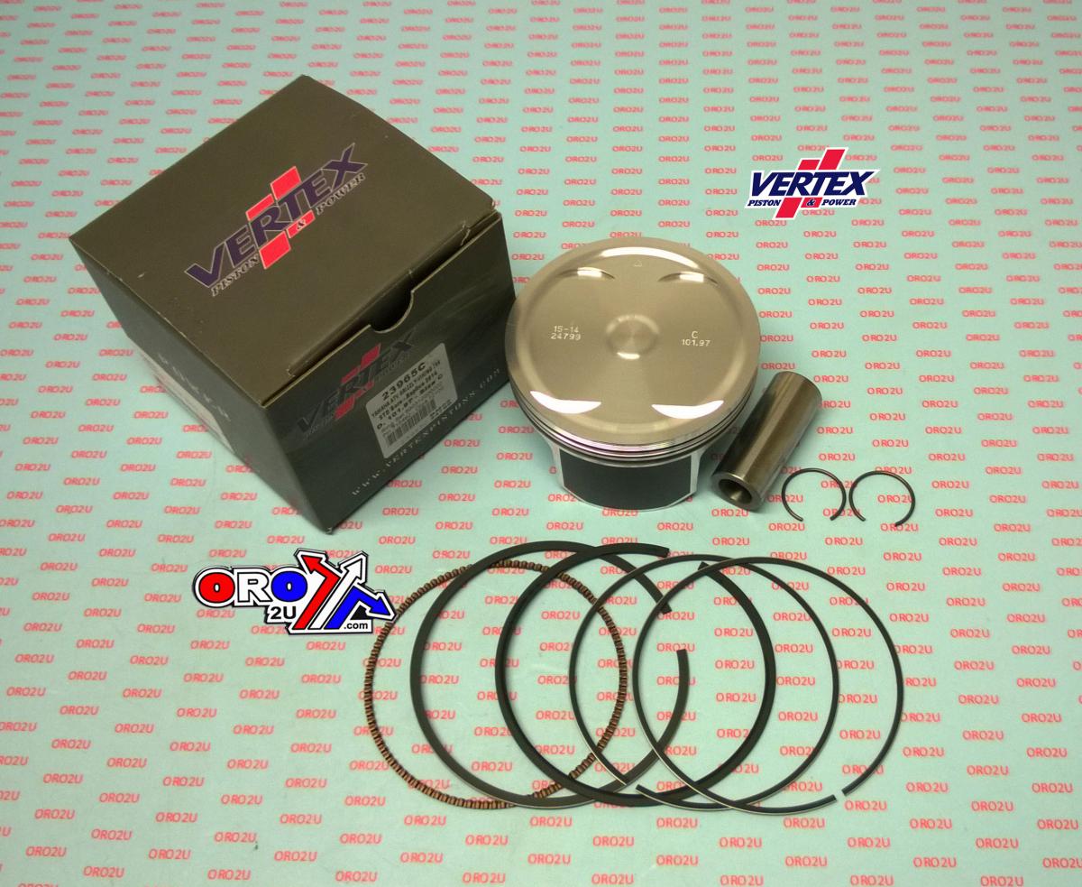 Vertex Piston Kit Vertex 102.0 a Yamaha Raptor 700 14-17, Vertex 23956a Grizzly/viking Compr 10,1:1