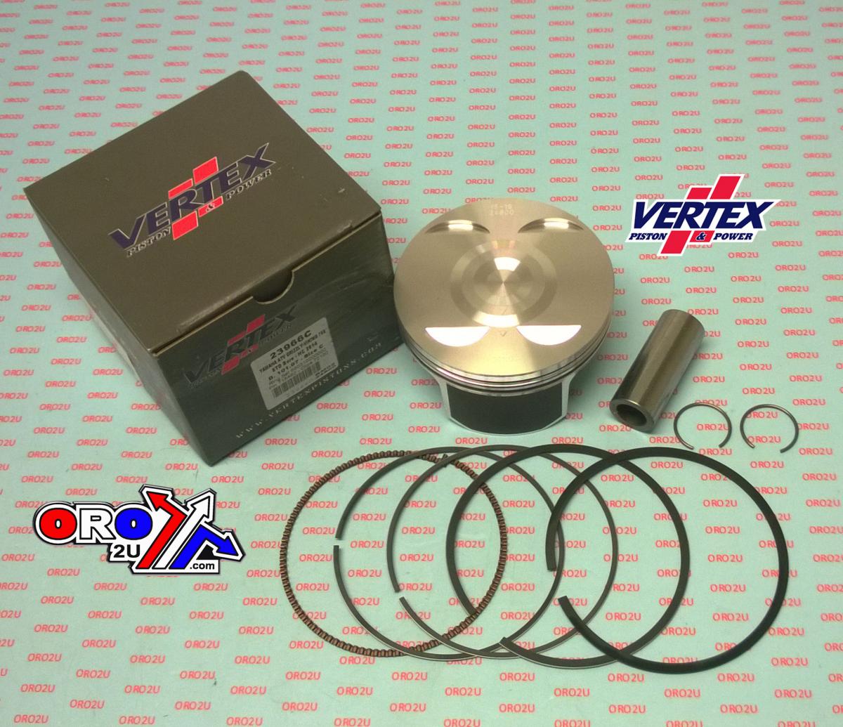 Vertex Piston Kit Vertex 102.0 C Hc Yamaha Raptor 700 14-17, Vertex 23966c Grizzly/viking Hc Compr 11,0:1