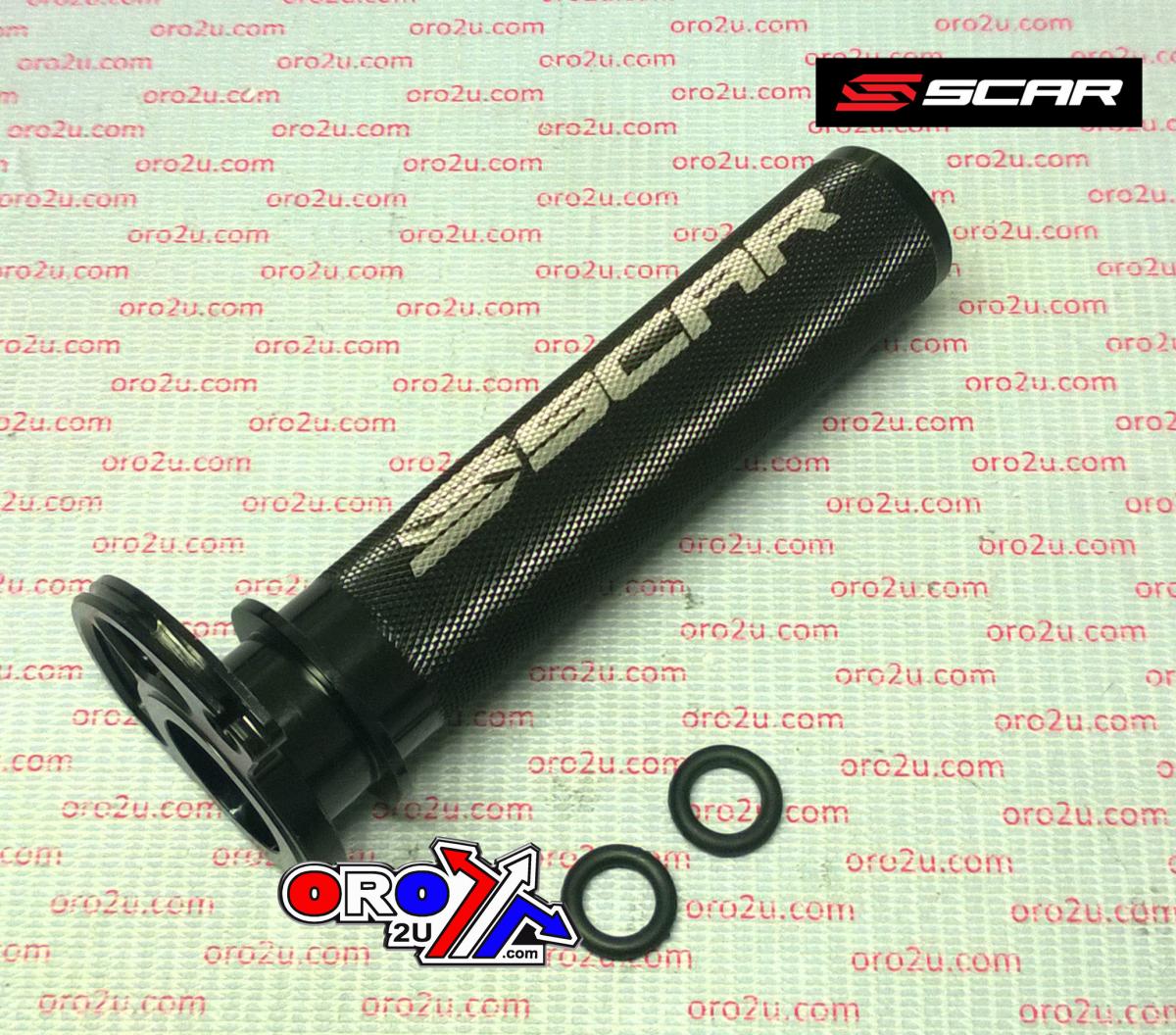 Scar Racing Throttle Tube / Bearing, KTM 2-stk Scar Racing TT503 Black, Aluminium Cnc Billet 2-stroke