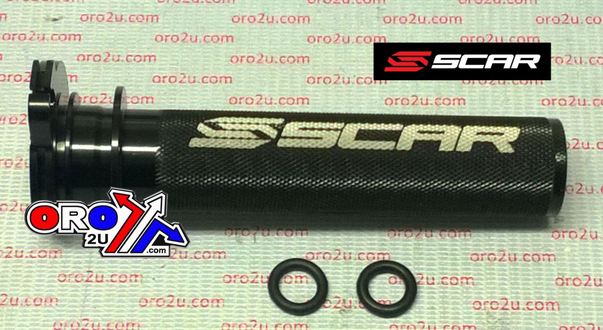 Scar Racing Throttle Tube / Bearing, KTM 50/60sx Scar Racing TT504 Black, Aluminium Cnc Billet 2-stroke
