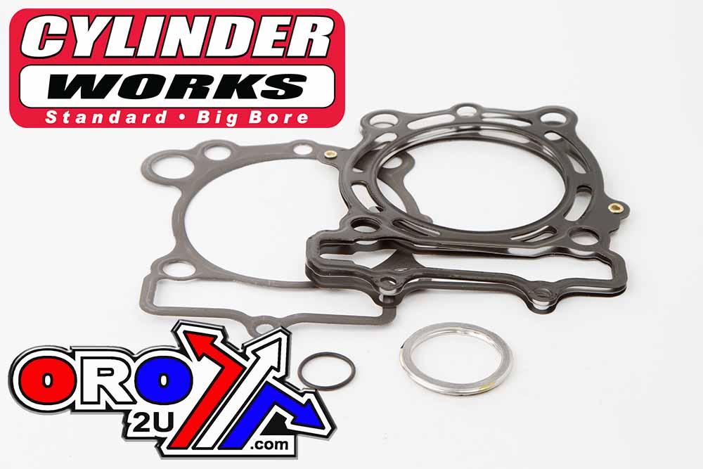 Cylinder Works Gasket Top Kit 09-16 KXF250 80, Works Cylinder 31004-g01 Big Bore, KX250F Kawasaki