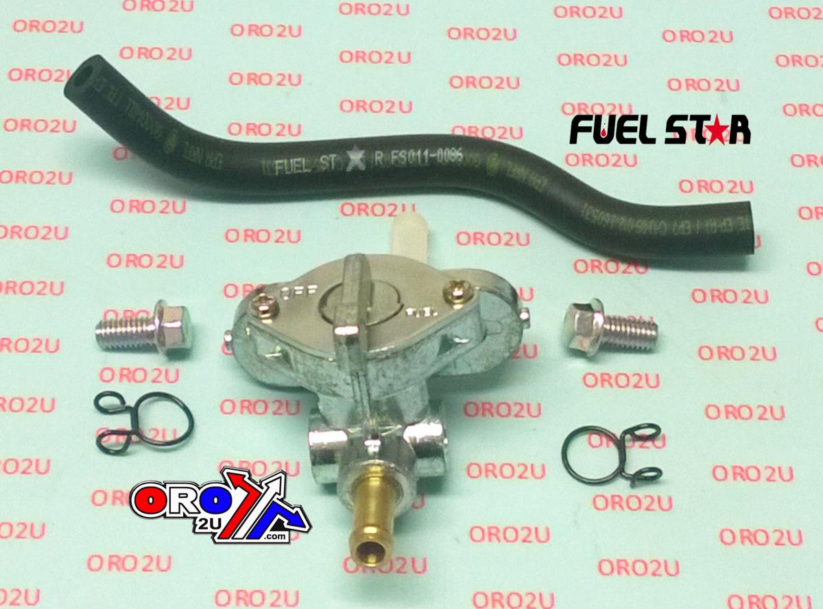 Fuel Star Fuel Valve Kit Lt-a 500 F Vinson 4wd 03-05, Fuel Star FS101-0033 Suzuki ATV, Tape / Petcock / Clips / Pipes / Bolts