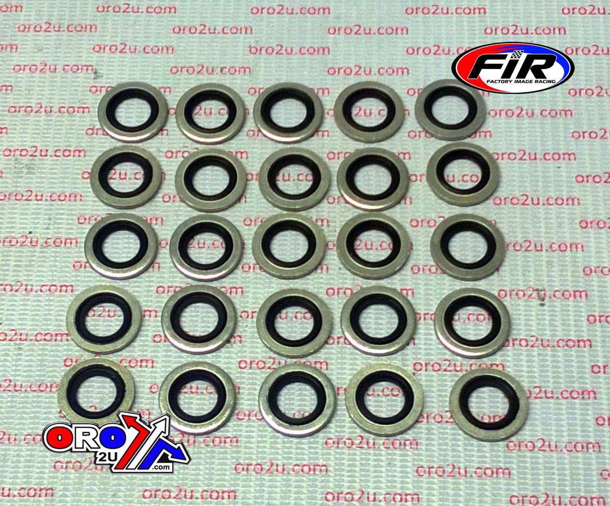 FIR Bonded Sealing Washer M12 PK25, M12x19x1.5mm / Self Centering