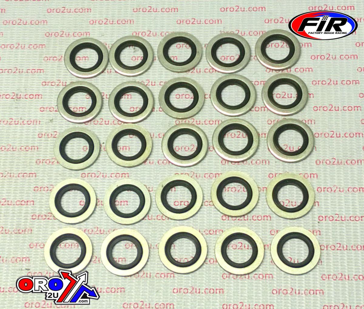 FIR Bonded Sealing Washer M14 PK25, M14x22x1.5mm / Self Centering
