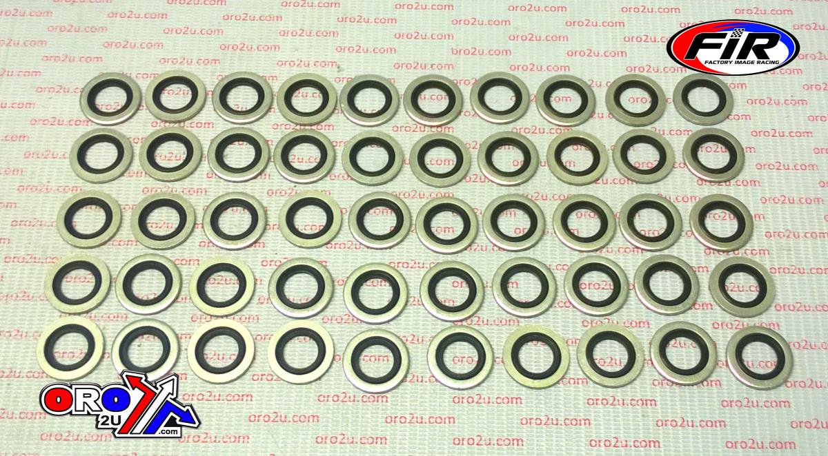 FIR Bonded Sealing Washer M14 PK50, M14x22x1.5mm / Self Centering