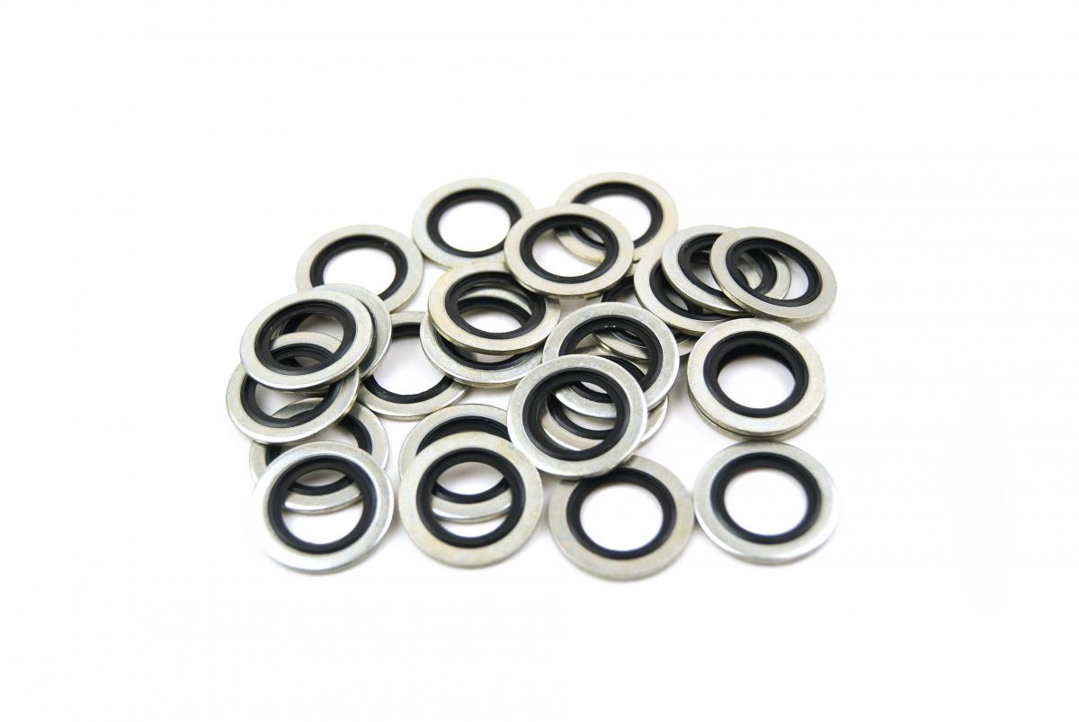 FIR Bonded Sealing Washer M16 PK25, M16x24x1.5mm / Self Centering