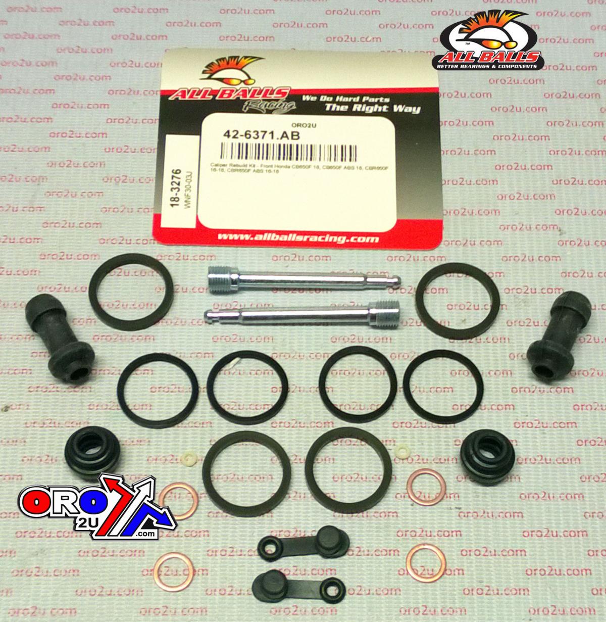 All Balls Racing Brake Caliper Rebuild Kit Allballs, Allballs 18-3276 Hon Cb/CBR650F 16-18 Front