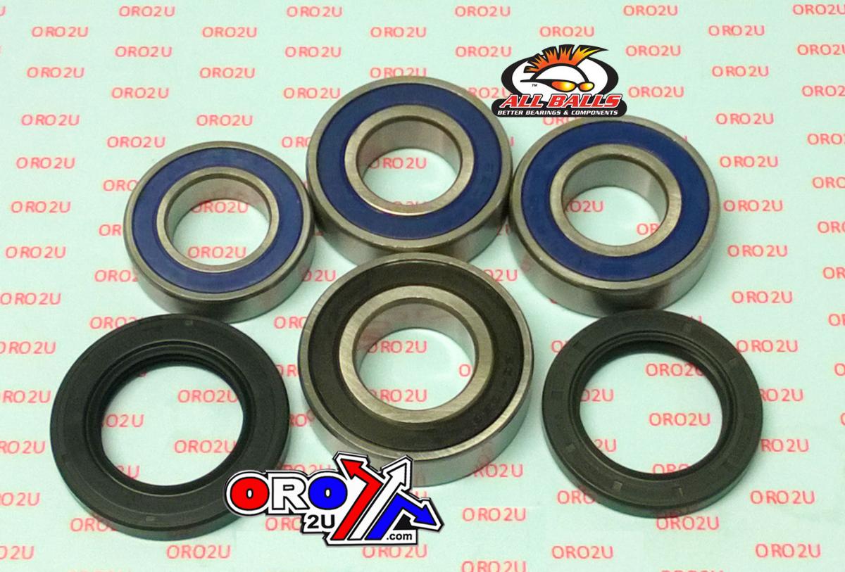 All Balls Racing Wheel Bearing Kit Rear 08-16 Honda Cbr1000ra/rr, Allballs 25-1758 Road