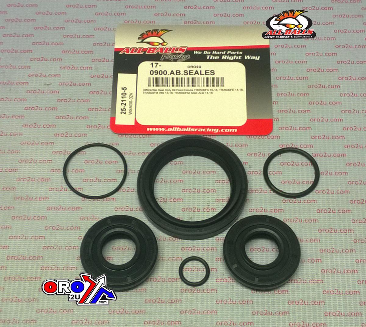 All Balls Racing Differential Seals Kit Honda Trx, Allballs 25-2110-5