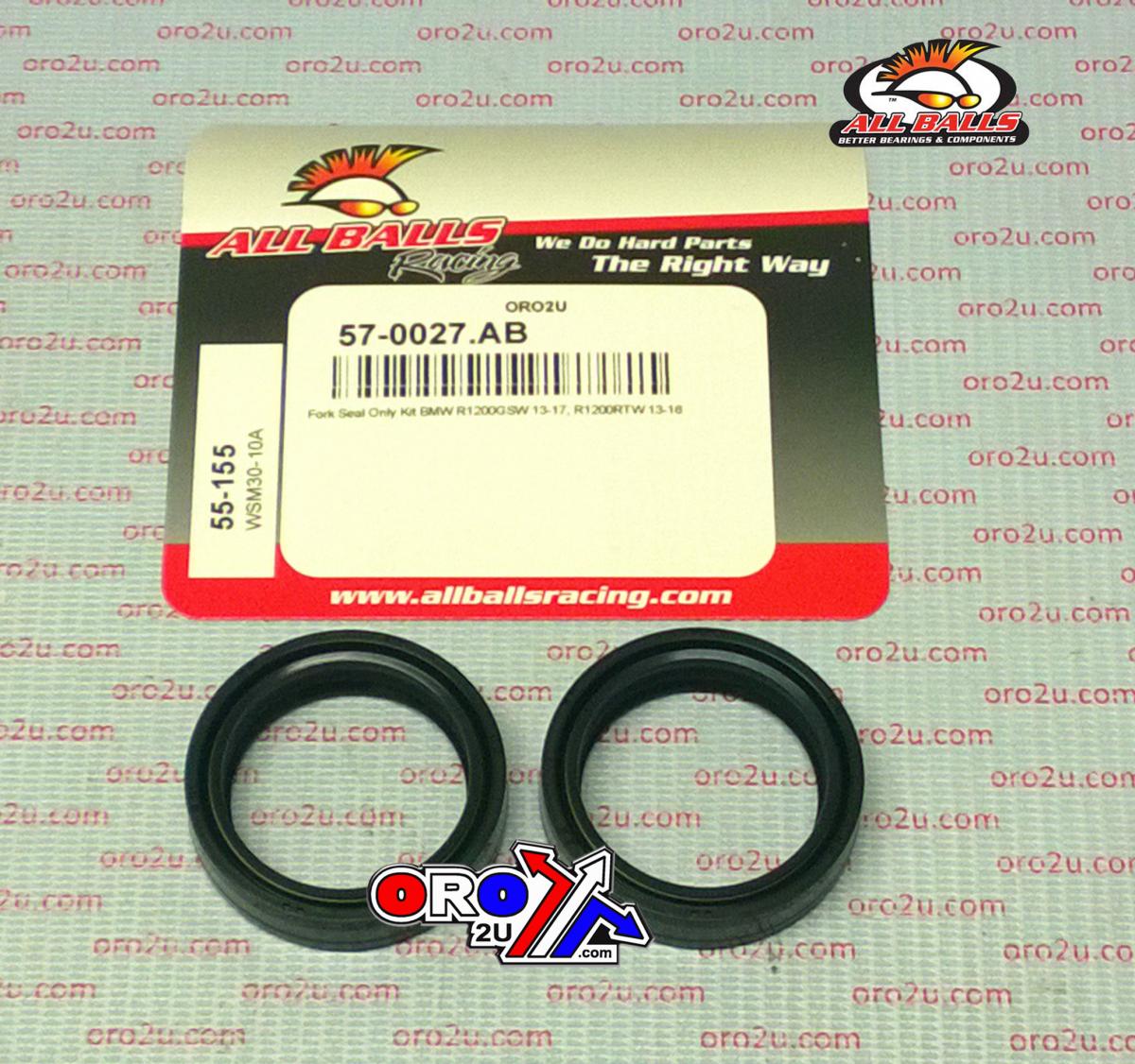 All Balls Racing Fork Oil Seal Set Allballs, Allballs 55-155