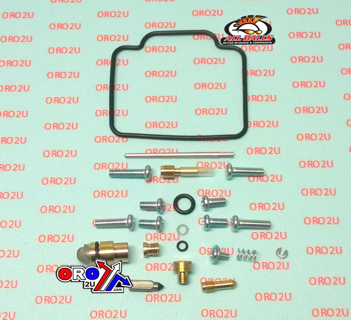 All Balls Racing Carburetor Rebuild Kit 97-98 Suz Lt-4wd 250, Allballs 26-1595 ATV