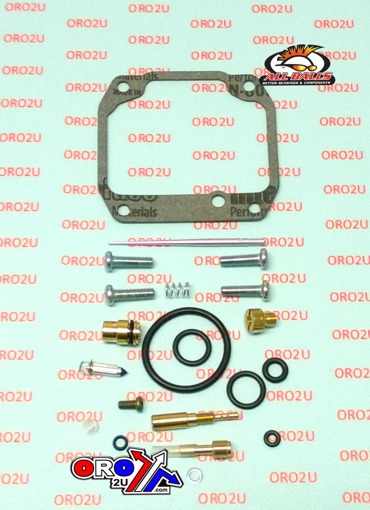 All Balls Racing Carburetor Rebuild Kit 87-89 Suz Lt-300e, Allballs 26-1596 ATV