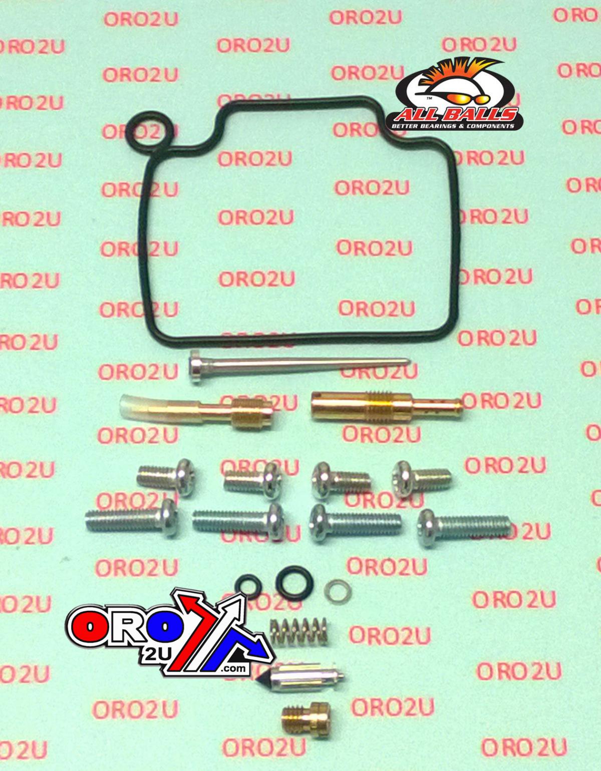 All Balls Racing Carburetor Rebuild Kit 91-08 Hon CB250, Allballs 26-1600 Road