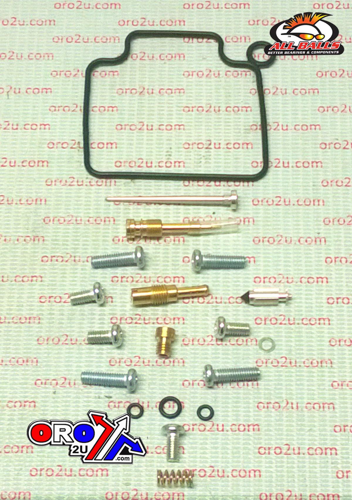 All Balls Racing Carburetor Rebuild Kit 96-12 Hon CMX250, Allballs 26-1601 Road