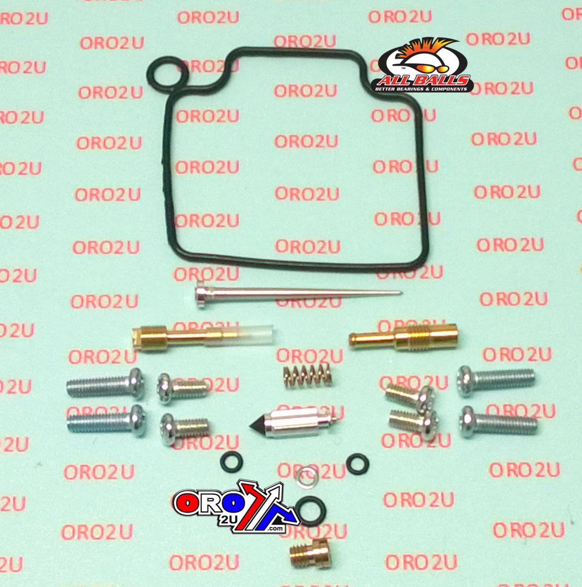 All Balls Racing Carburetor Rebuild Kit 99-03 Hon VT600, Allballs 26-1604 Road