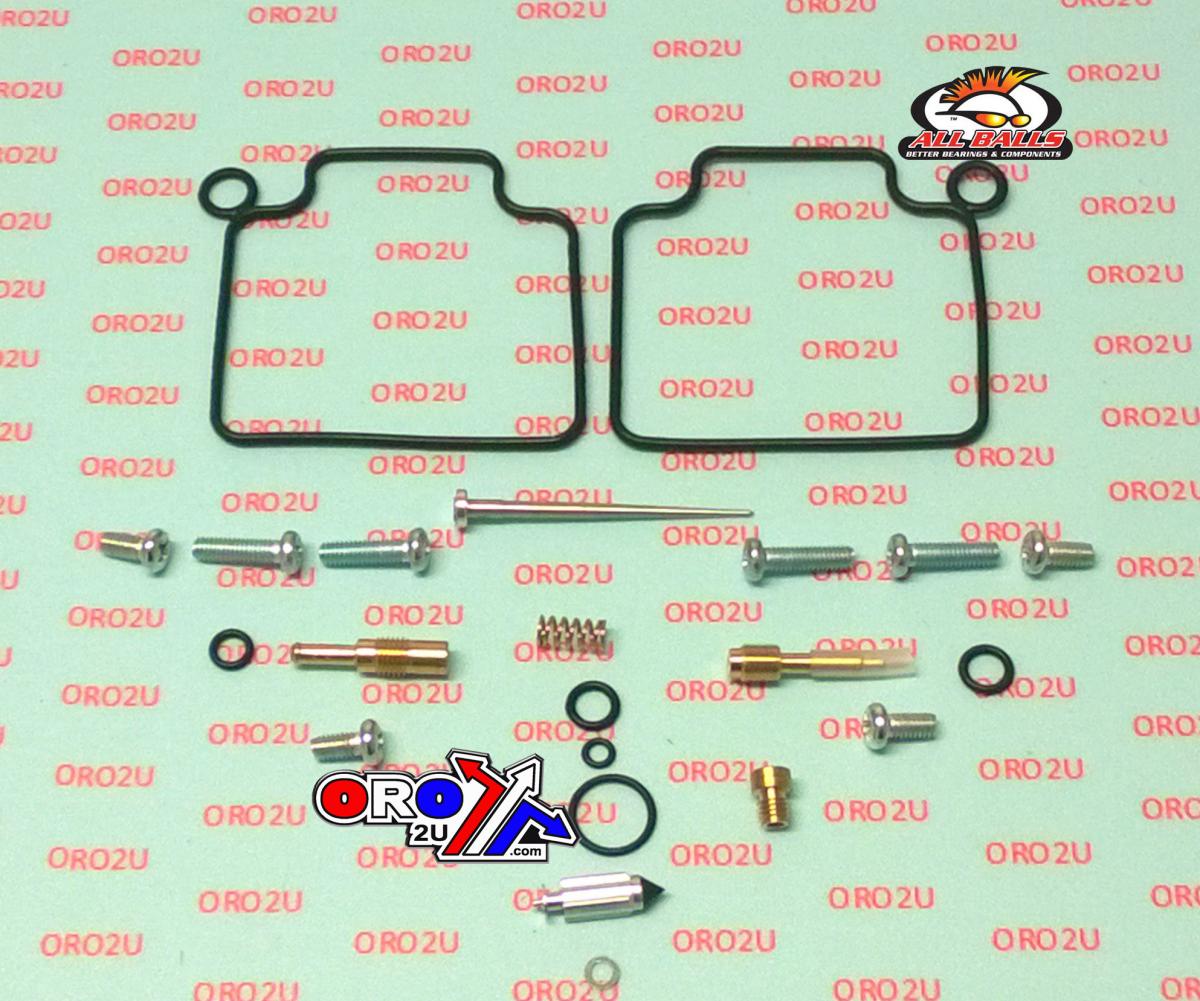 All Balls Racing Carburetor Rebuild Kit 04-05 Hon VT600, Allballs 26-1605 Road