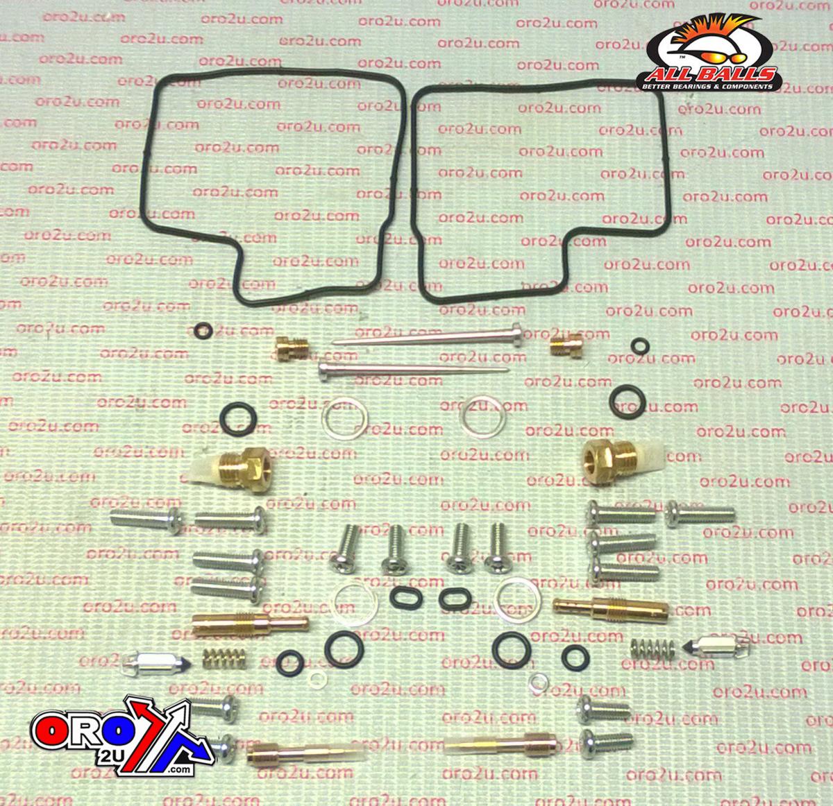 All Balls Racing Carburetor Rebuild Kit 89-94 Hon Vt1100c, Allballs 26-1617 Road