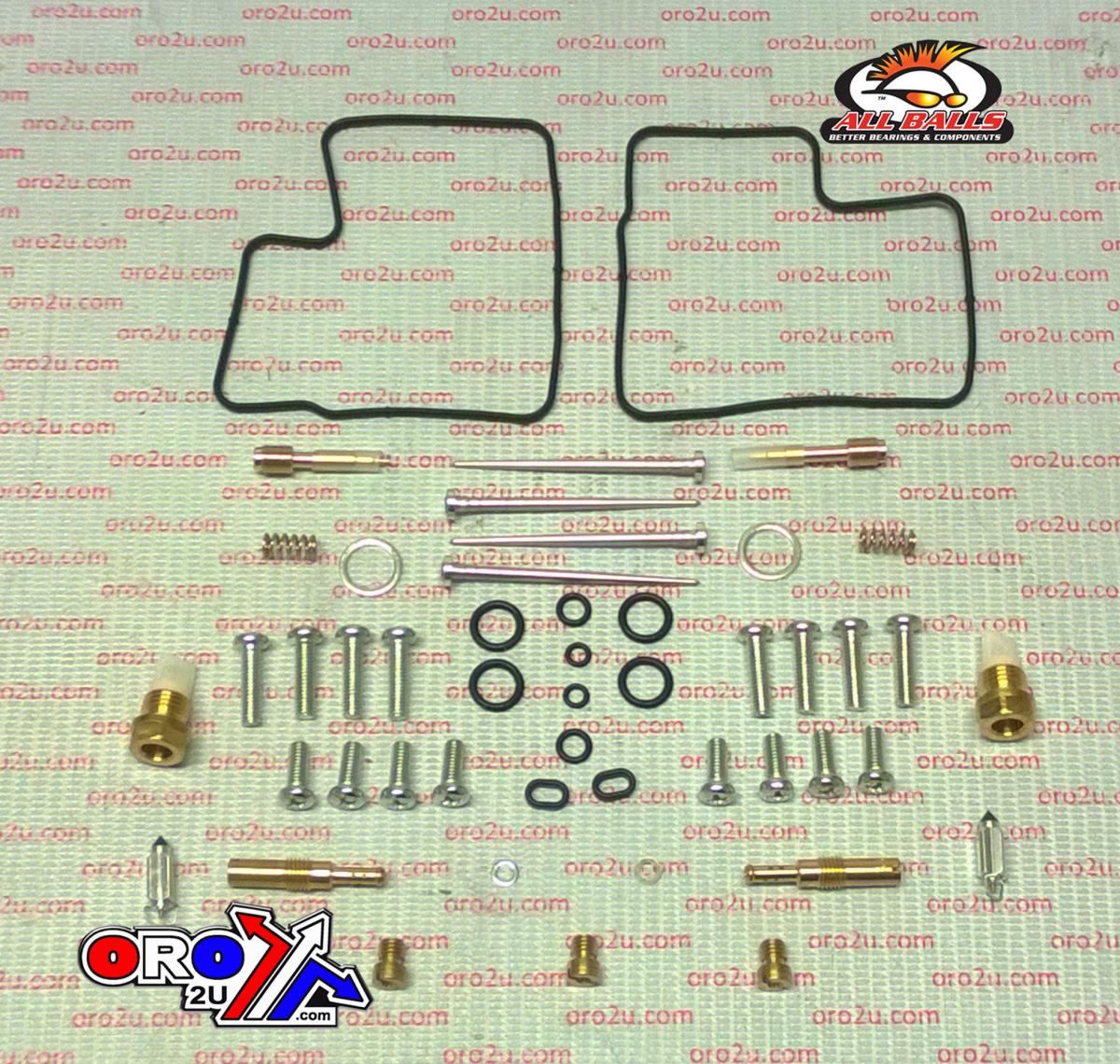 All Balls Racing Carburetor Rebuild Kit 1997 Hon Vt1100c, Allballs 26-1620 Road