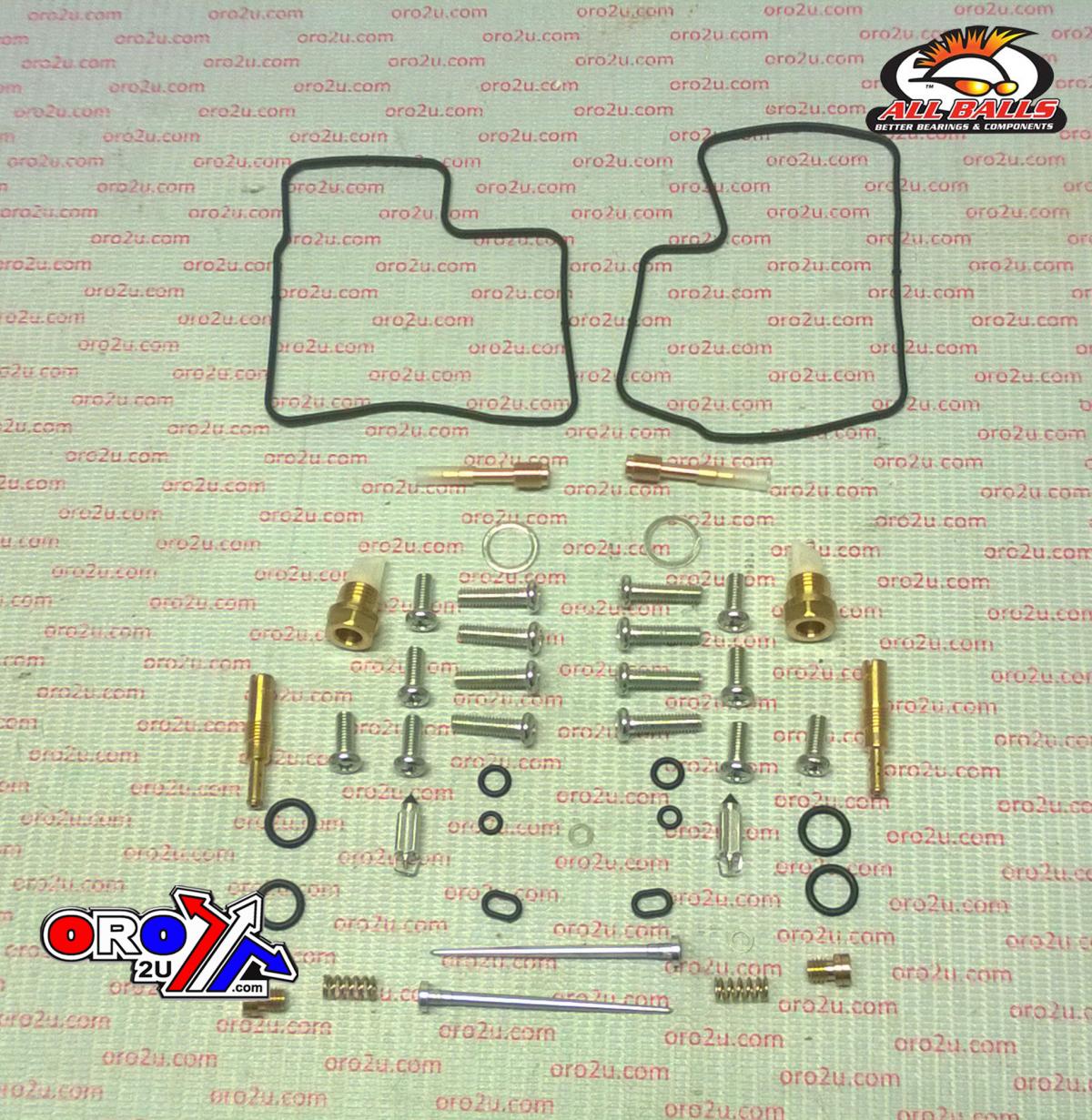 All Balls Racing Carburetor Rebuild Kit 04-05 Hon Vt1100c, Allballs 26-1622 Road