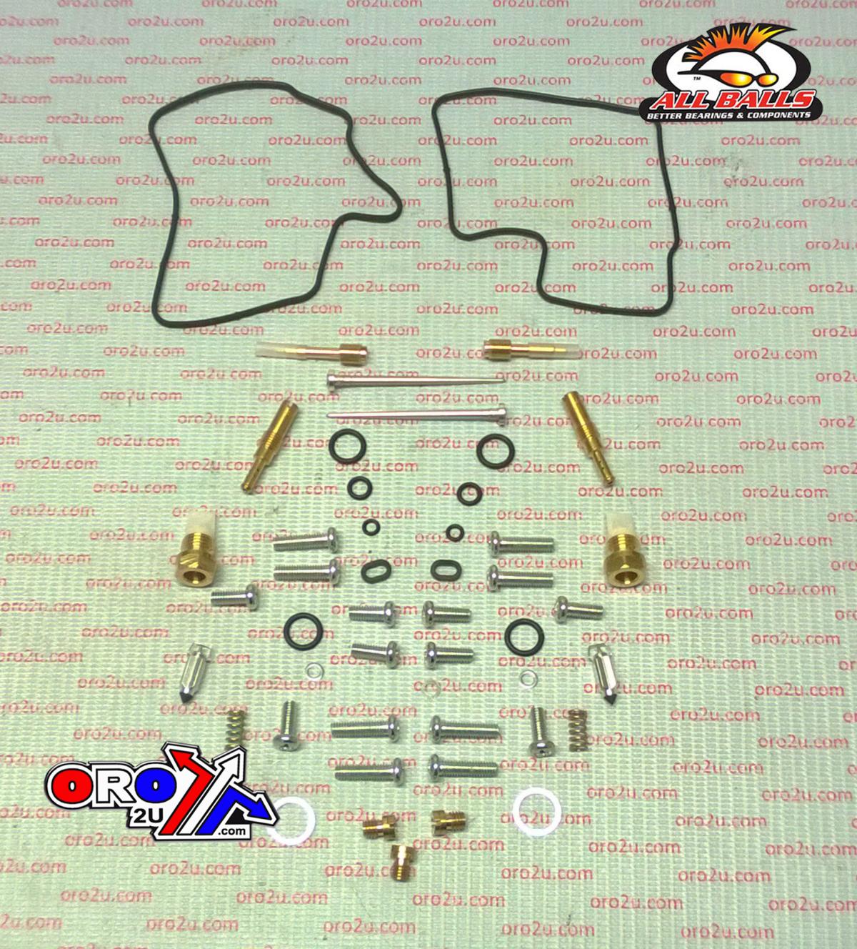 All Balls Racing Carburetor Rebuild Kit 1997 Hon Vt1100c, Allballs 26-1623 Road