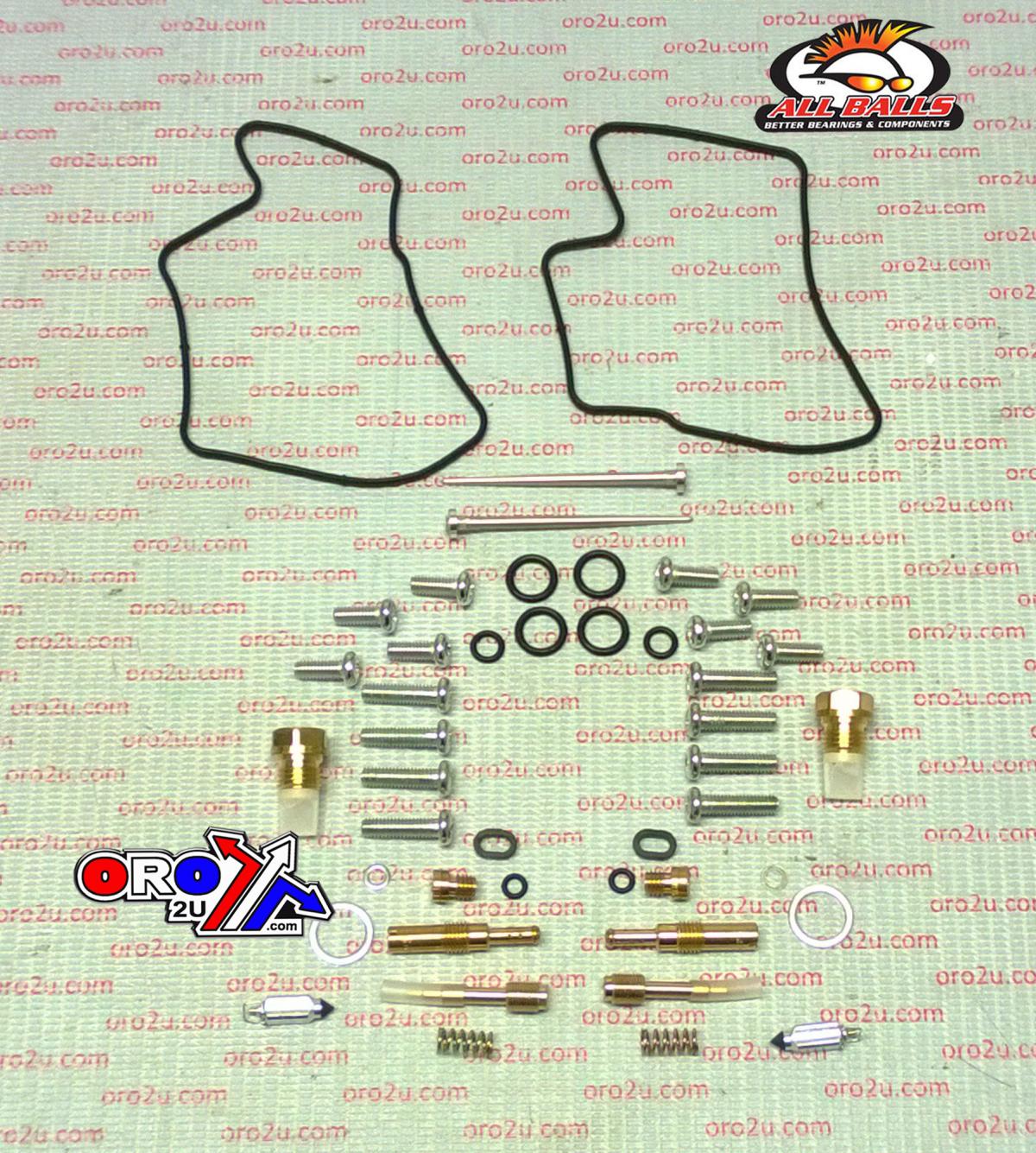All Balls Racing Carburetor Rebuild Kit 00-05 Hon Vt1100c, Allballs 26-1625 Road