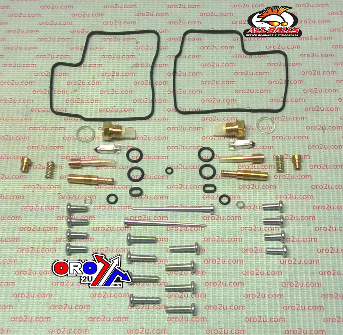 All Balls Racing Carburetor Rebuild Kit 06-07 Hon Vt1100c, Allballs 26-1626 Road