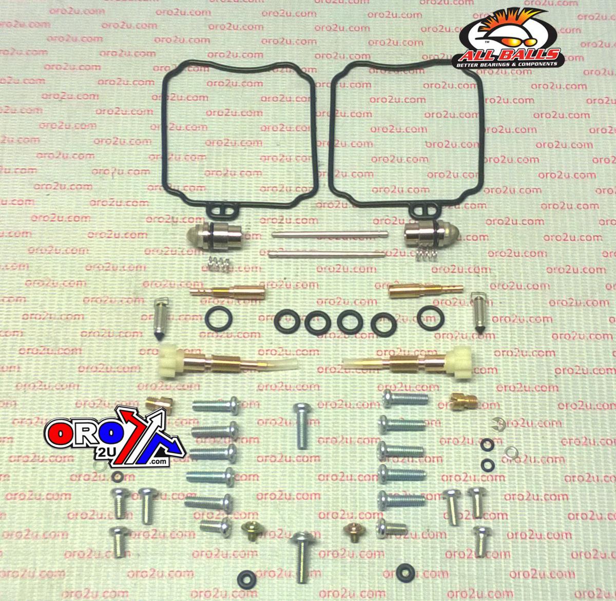 All Balls Racing Carburetor Rebuild Kit 98-05 Yam XVS650 V-star, Allballs 26-1632 Road