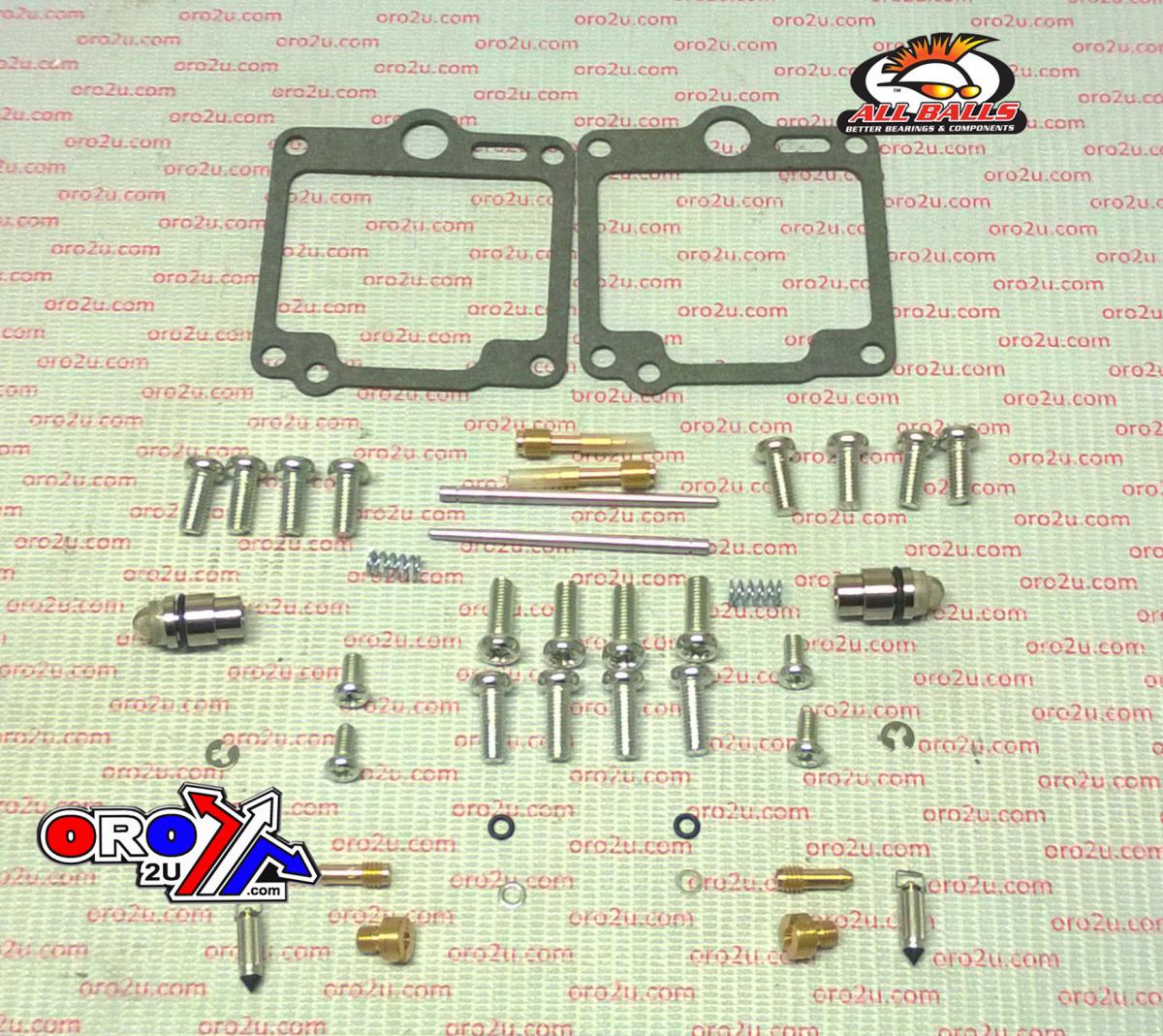 All Balls Racing Carburetor Rebuild Kit 88-97 Yam XV750 Virago, Allballs 26-1633 Road