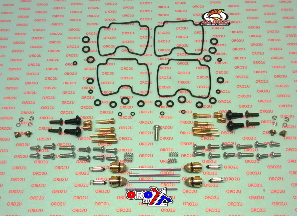 All Balls Racing Carburetor Rebuild Kit 01-05 Yam Fz1/fzs, Allballs 26-1636 Road