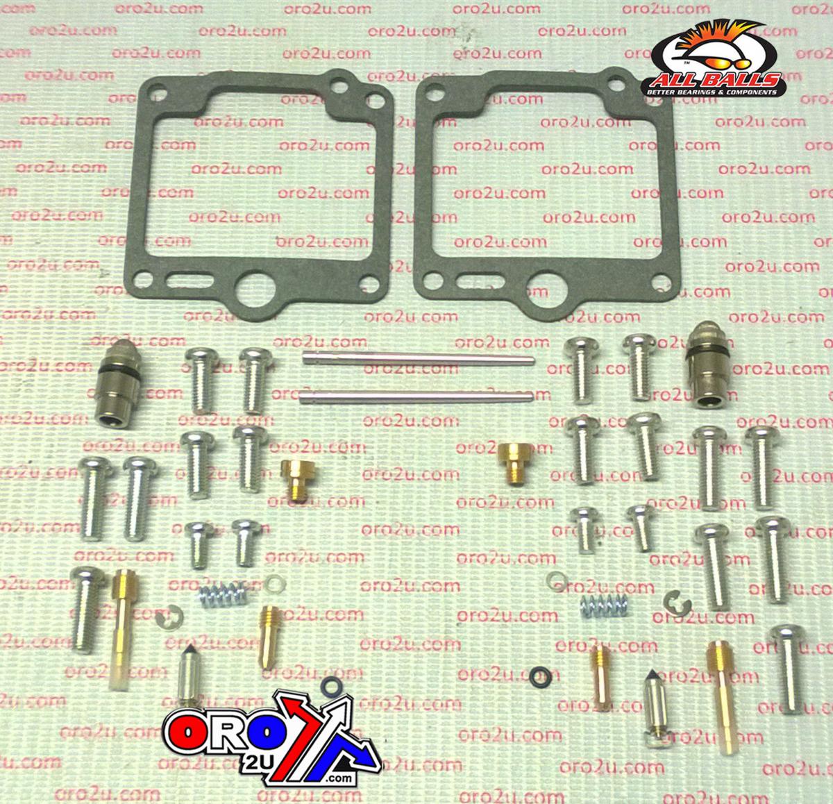 All Balls Racing Carburetor Rebuild Kit 88-89 Yam Xv1100 Virago, Allballs 26-1637 Road