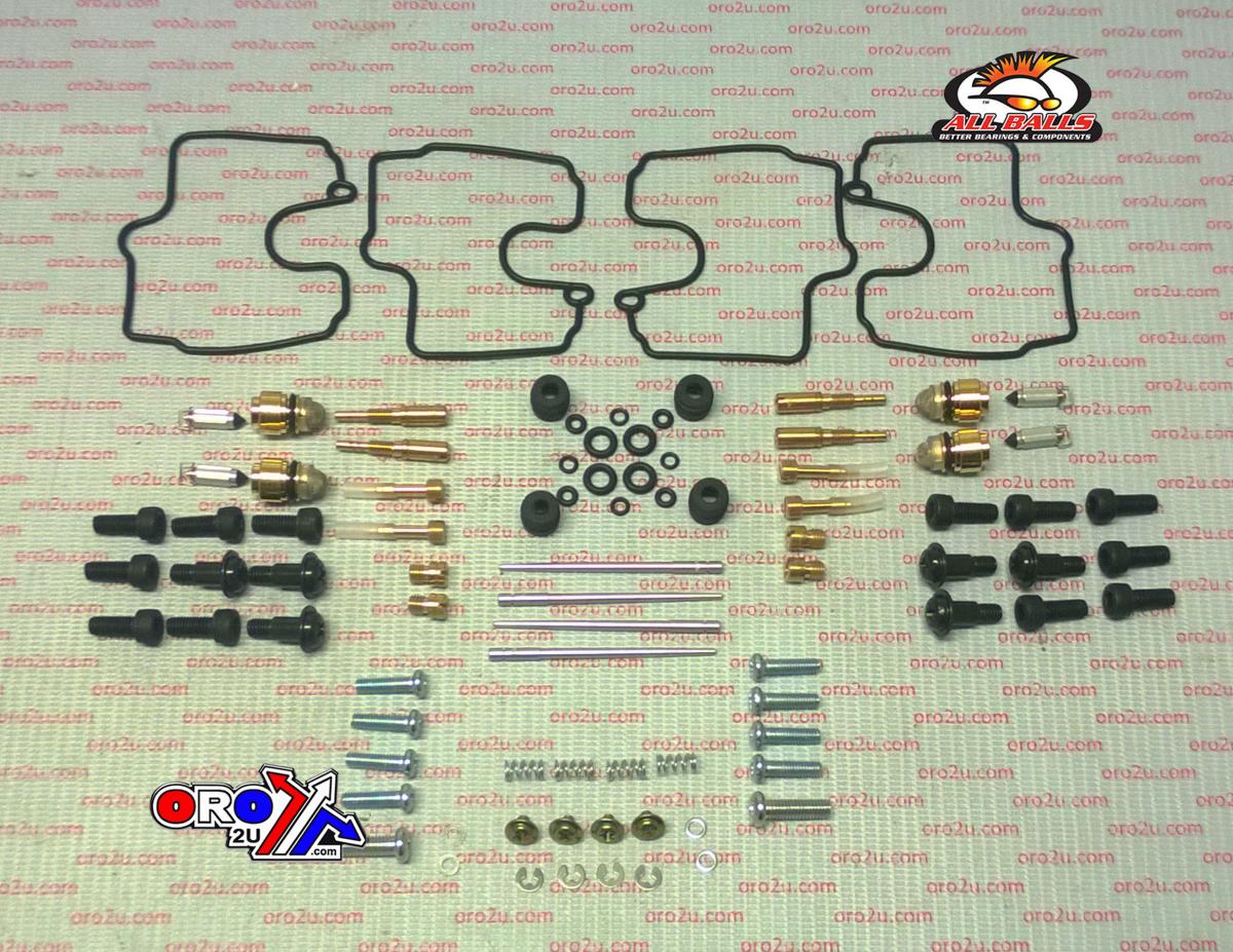 All Balls Racing Carburetor Rebuild Kit 00-13 Xvz1300 Royal Star, Allballs 26-1642 Road