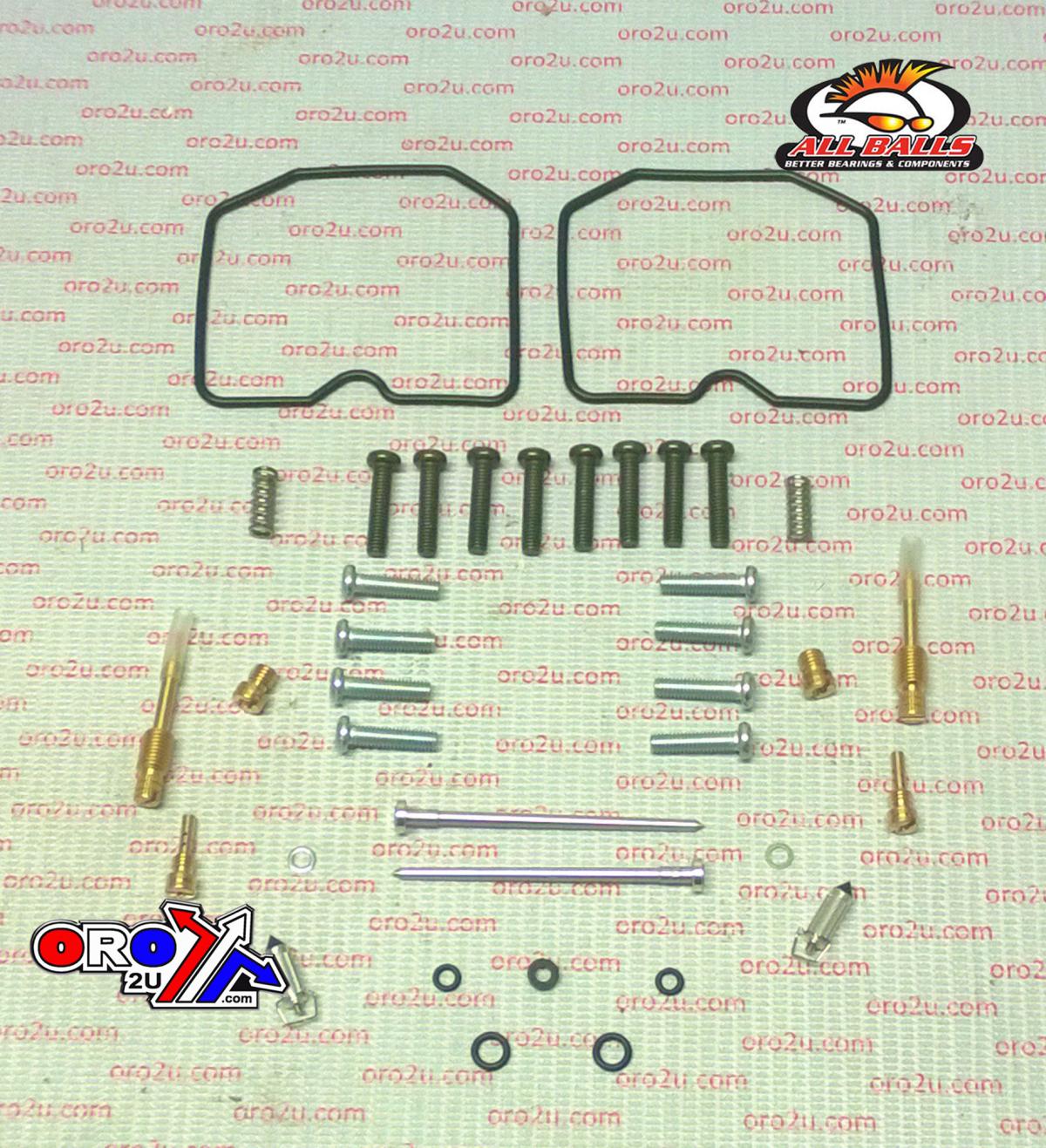 ALL BALLS CARBURETOR REBUILD KIT 87-94 KAW EL250, ALLBALLS 26-1643 ROAD