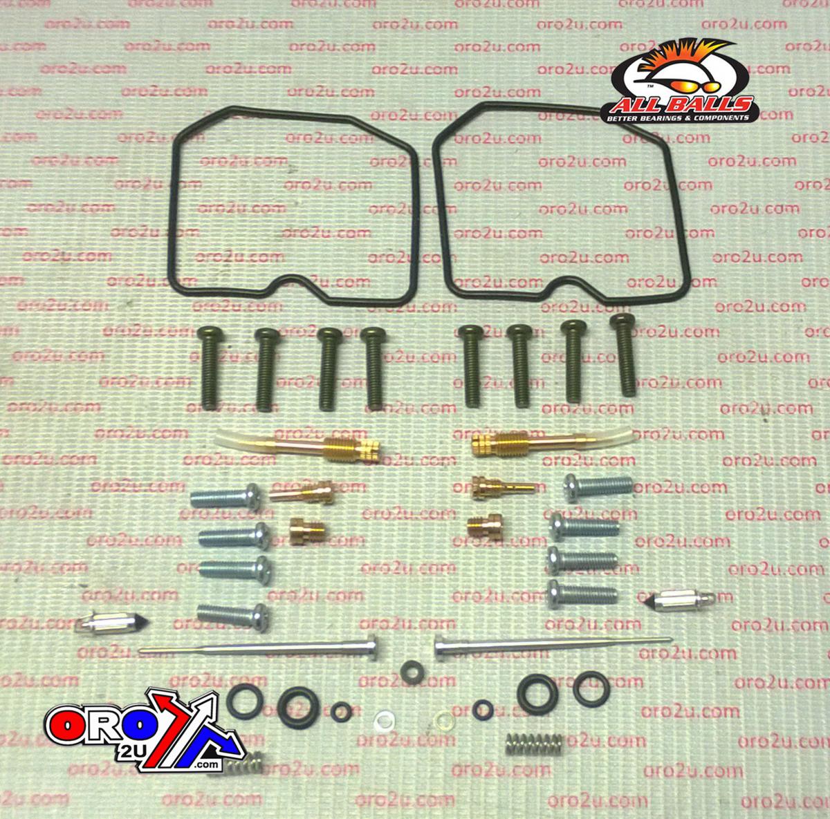 All Balls Racing Carburetor Rebuild Kit 88-07 Kaw EX250 Ninja, Allballs 26-1644 Road