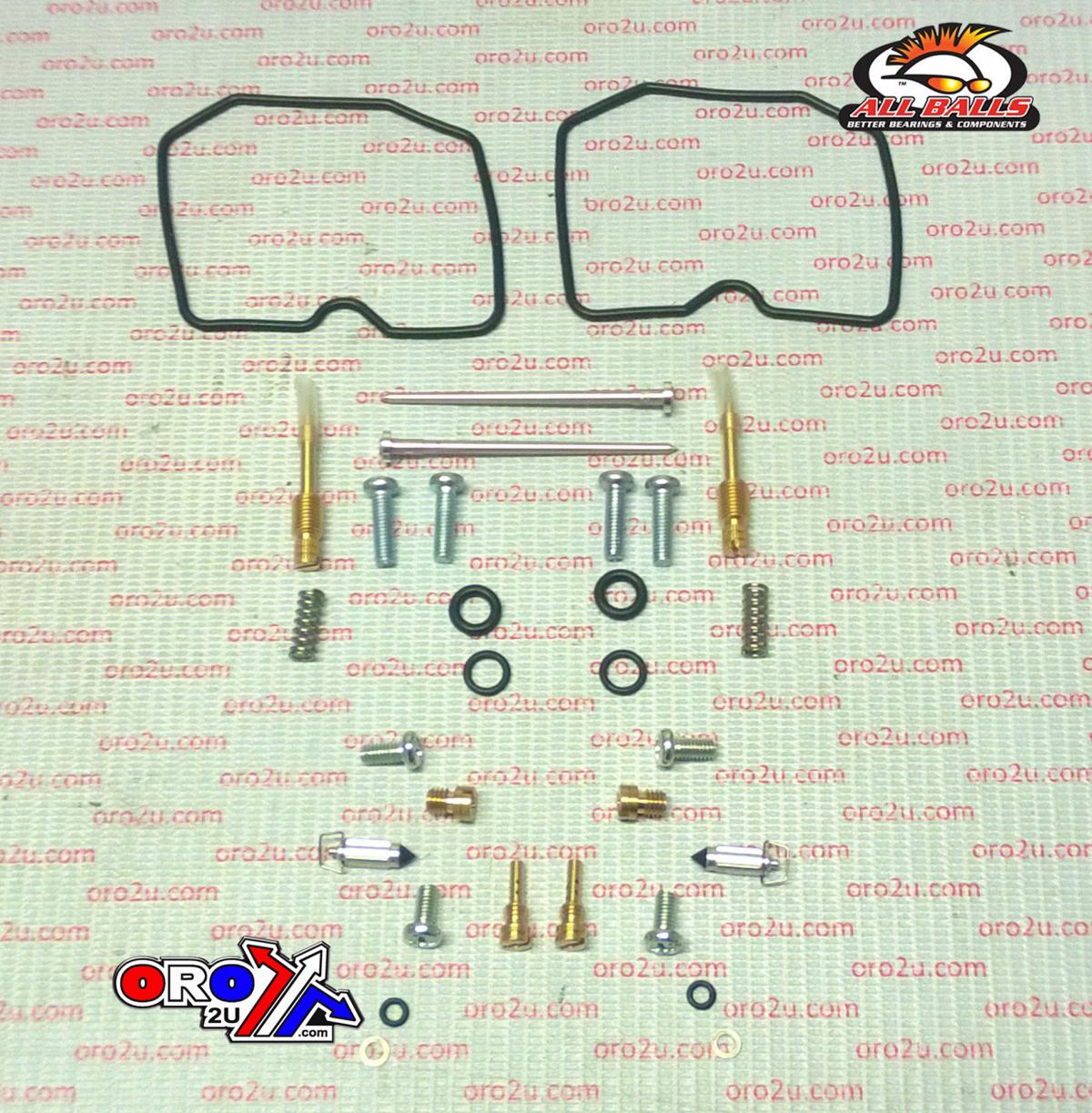 All Balls Racing Carbburetor Rebuild Kit 96-09 Kaw EN500 Vulcan, Allballs 26-1645 Road