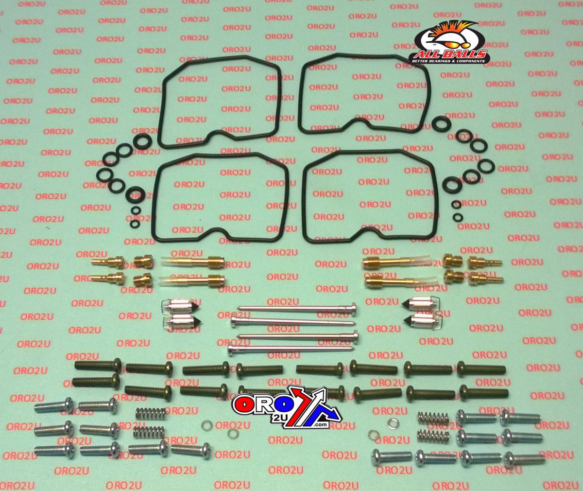 All Balls Racing Carburetor Rebuild Kit 00-05 Kaw ZR750 Zr-7, Allballs 26-1648 Road