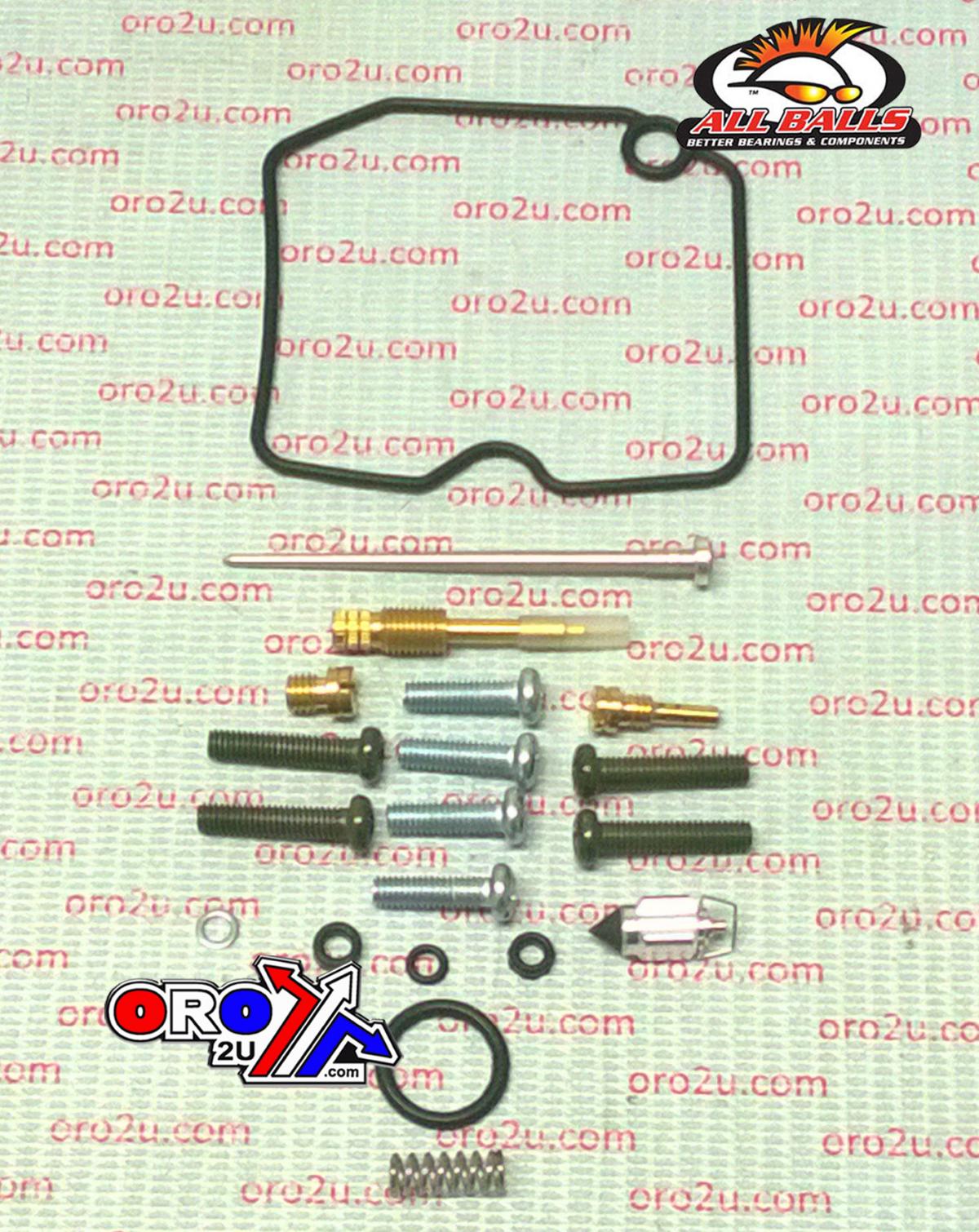 All Balls Racing Carburetor Rebuild Kit 99-06 Kaw VN800 Vulcan Drifter, Allballs 26-1650 Road