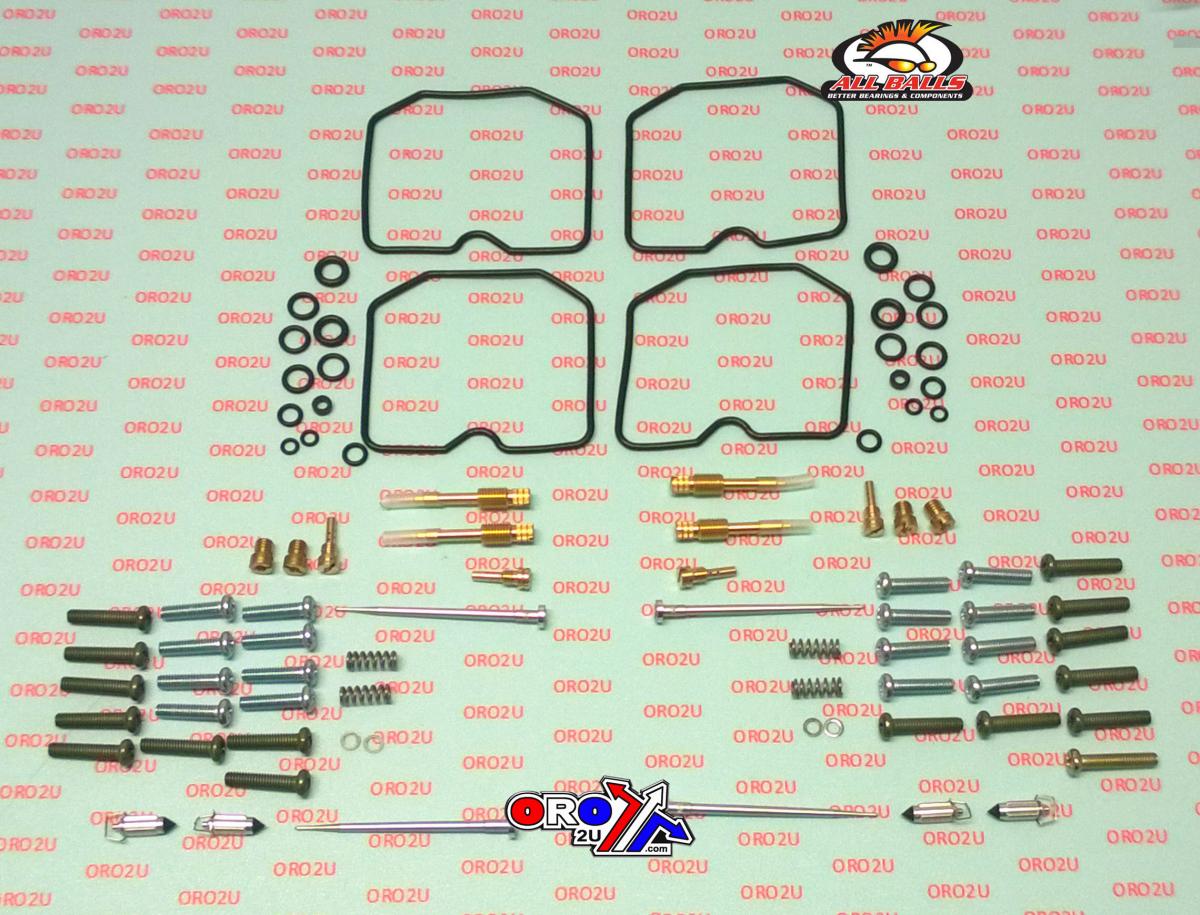 All Balls Racing Carburetor Rebuild Kit 86-06 Kaw Zg1000 Gtr/concours, Allballs 26-1652 Road