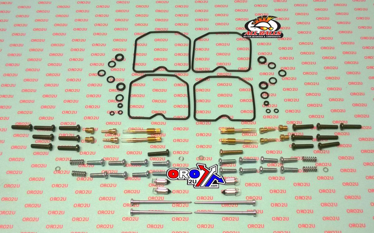 All Balls Racing Carburetor Rebuild Kit 99-00 Kaw Zr1100 Zrx, Allballs 26-1653 Road