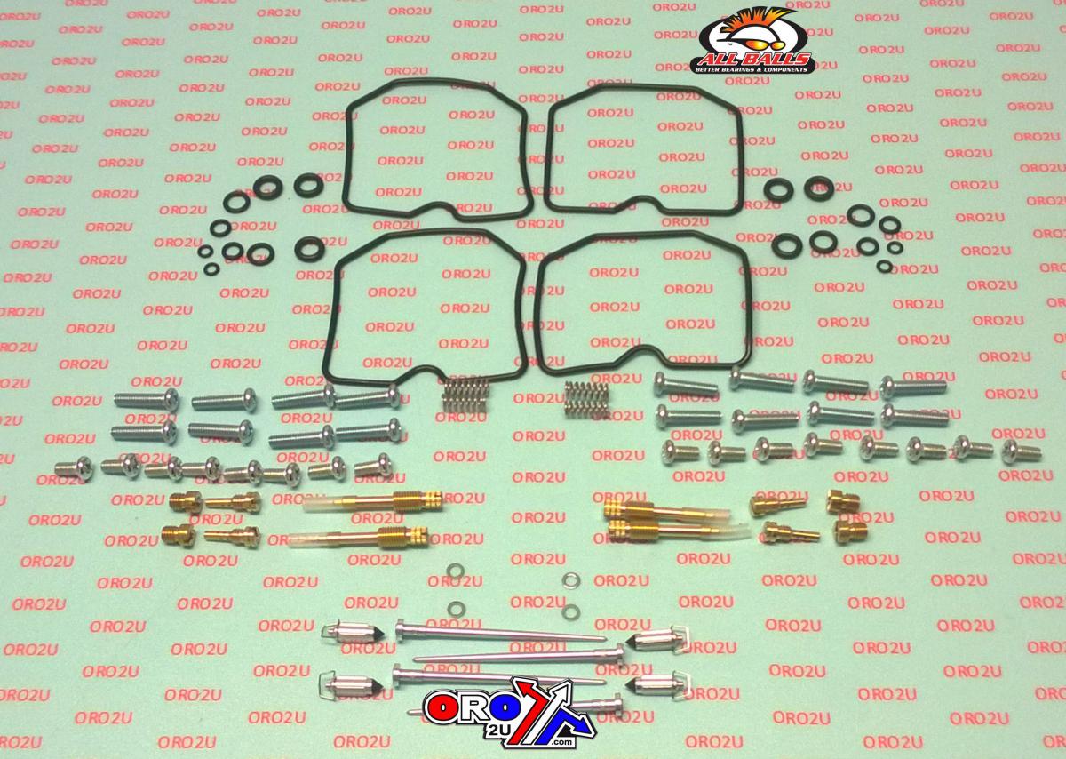 All Balls Racing Carburetor Rebuild Kit 86-03 Kaw Zg1200 Voyager/gtr, Allballs 26-1654 Road