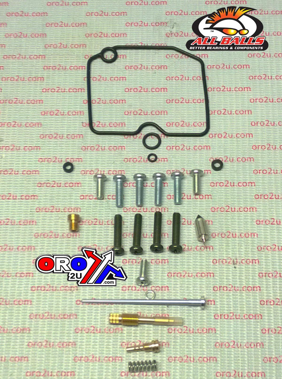All Balls Racing Carburetor Rebuild Kit 98-04 Kaw Vn1500, Allballs 26-1656 Road
