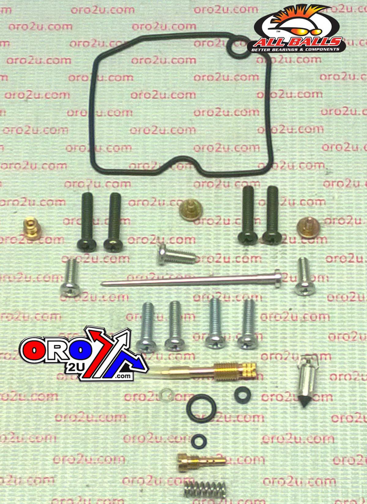 All Balls Racing Carburetor Rebuild Kit 99-01 Kaw Vn1500, Allballs 26-1657 Road