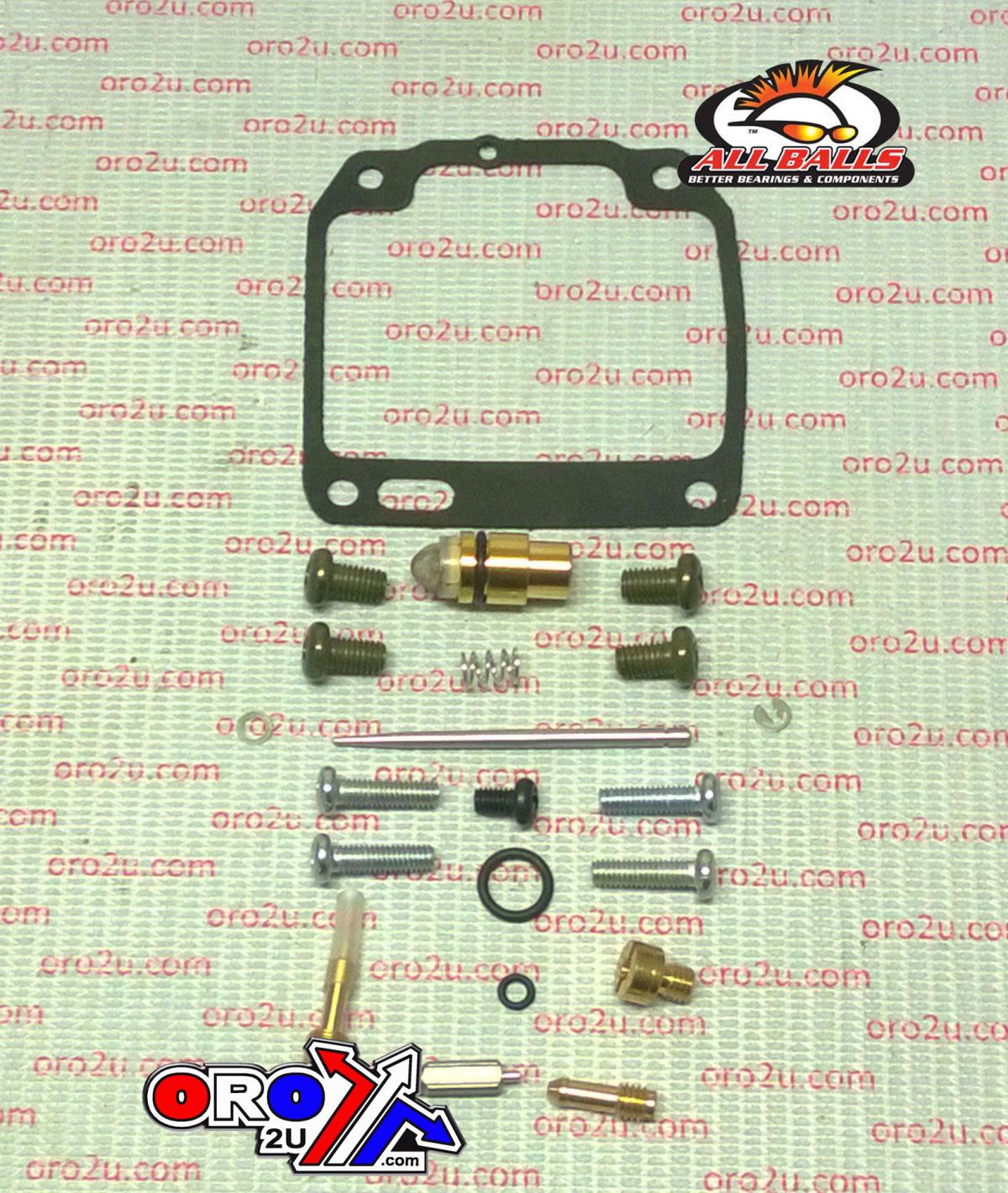 All Balls Racing Carburetor Rebuild Kit 91-97 Suz GN125, Allballs 26-1658 Road