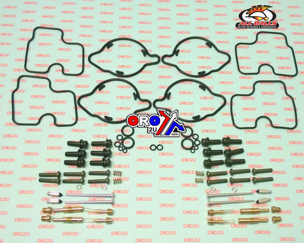 ALL BALLS CARBURETOR REBUILD KIT 97-98 HON CBR600F3, ALLBALLS 26-1666 ROAD
